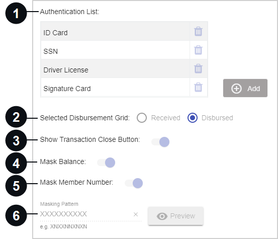 Operation Tab