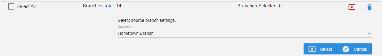 Click Select