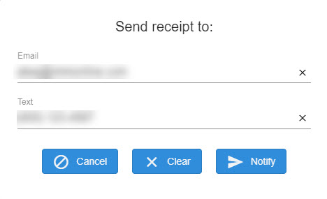 Send Receipt To Window