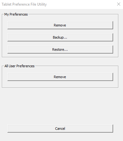 Tablet Preference File Utility