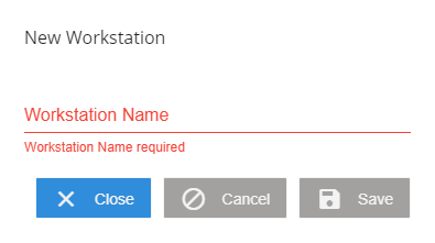 Create a New Workstation