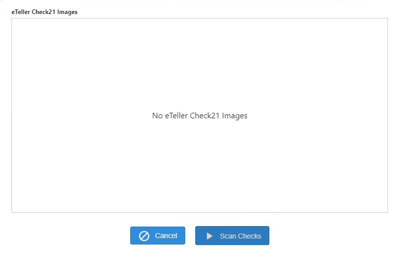 eTeller Check21 Images Window