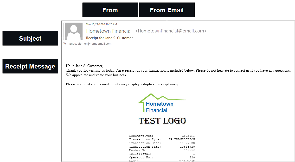 Customer Email Notification Example