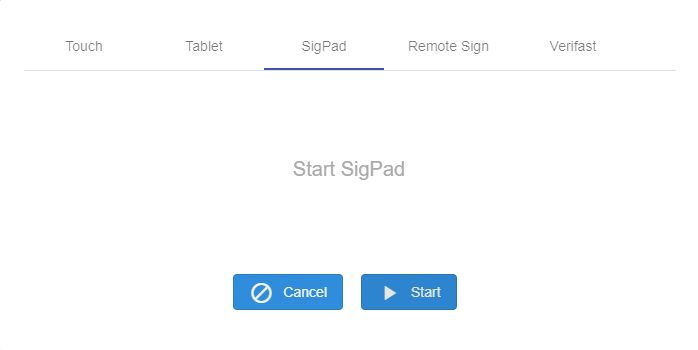 Sign Using a Signature Pad